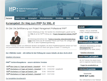 Tablet Screenshot of ifp-duesseldorf.de
